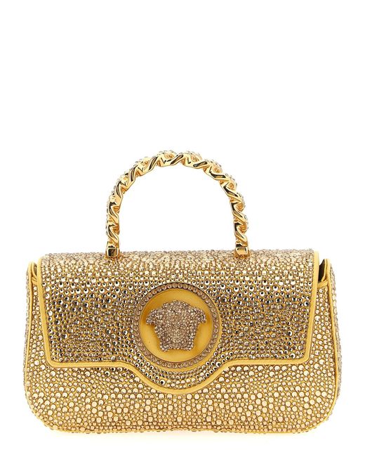 Versace Metallic 'la medusa' Mini -Handtasche