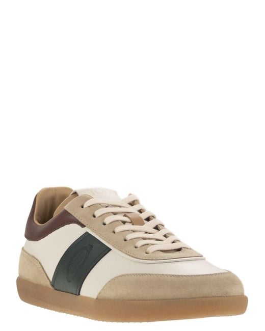 Tod's Multicolor Suede Leather Tabs Sneakers for men