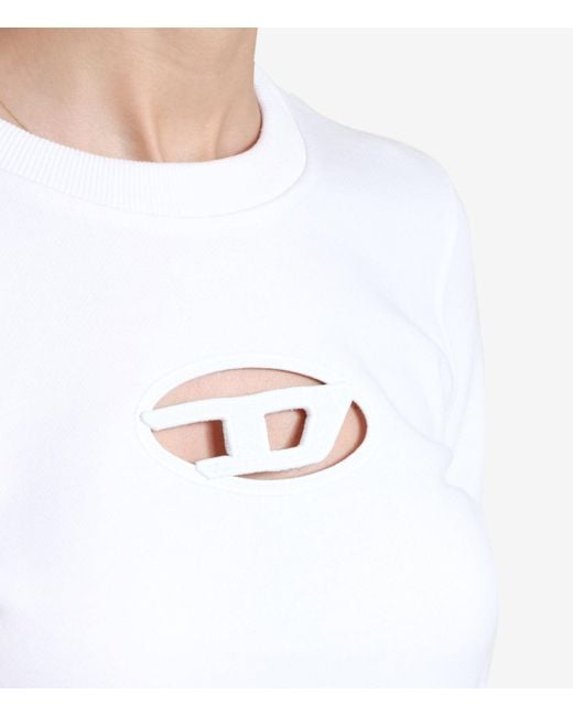 DIESEL White Sweaters