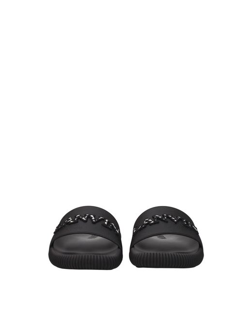 Lanvin Versierde Logo Slippers in het Black