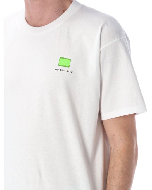 Huf T Shirts En Polos Wit in het White voor heren