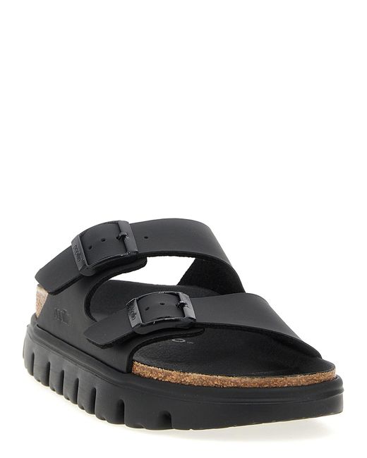Birkenstock Black 'Arizona Pap Chunky' Sandals