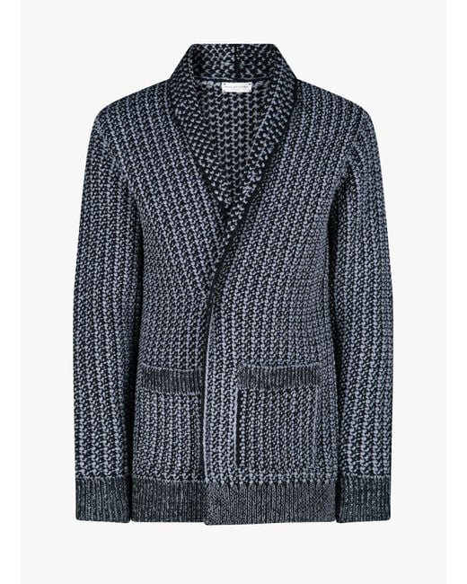Dries Van Noten Blue 02810 Morly 9710 M.K.Cardigan Clothing