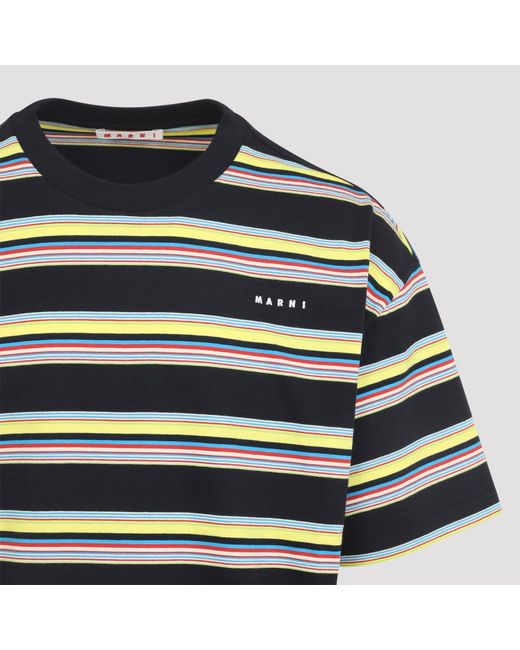 Marni Black Stripes T-Shirt