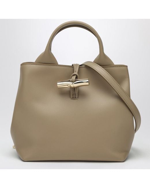 Longchamp Natural Mini Stylish Hobo Handbag