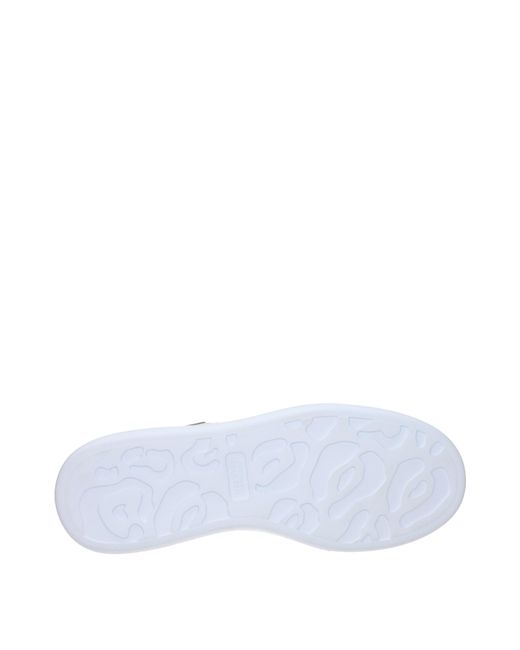 McQueen White Sneakers Uomo Pelle Bianco/Pietra Di Luna for men
