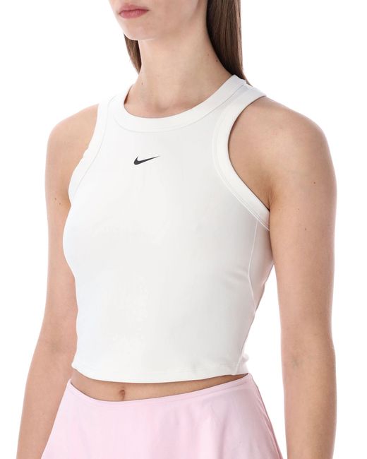 Nike Pink Dri-Fit Cropped Tank Top