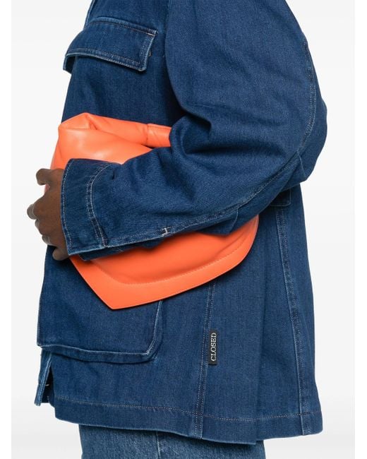 Closed Blue Field Jacket Clothing