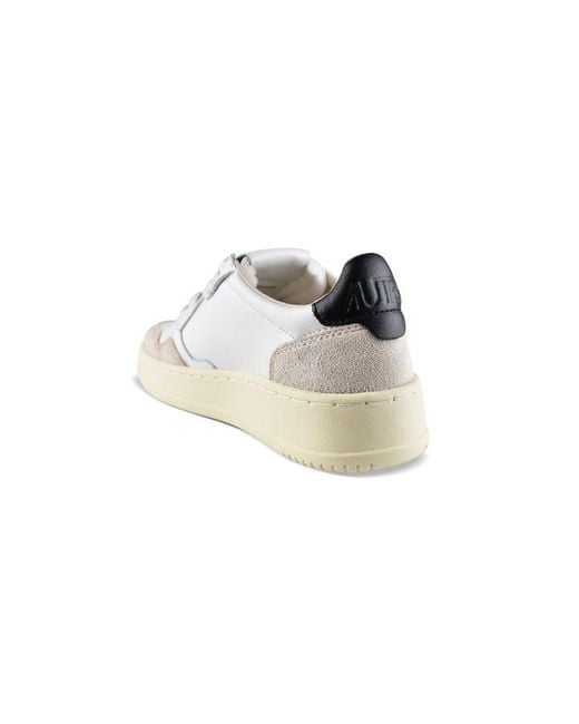 Autry White Medalist Sneakers
