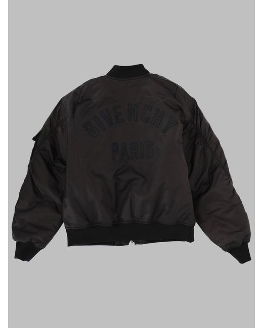 Givenchy Blue Mini Bomber Jacket