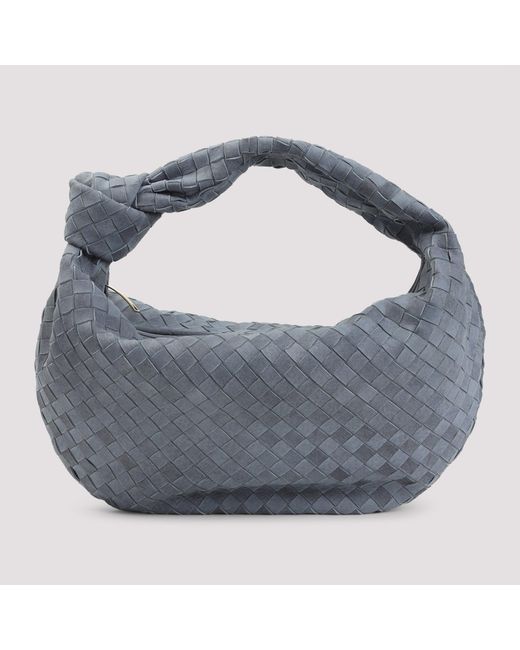 Bottega Veneta Blue Intrecciato Jodie 15 Handbag