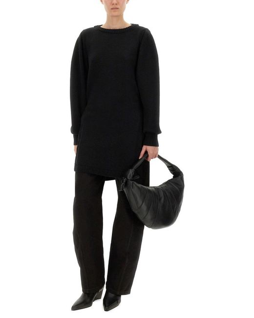 Lemaire Black Shirt With Slits