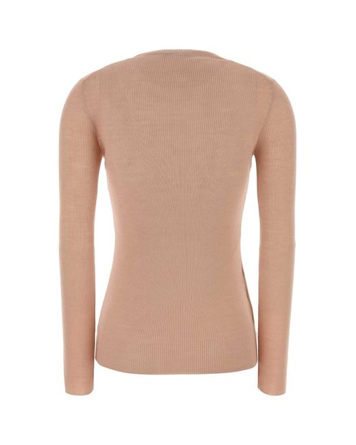 Prada White Wool Sweater
