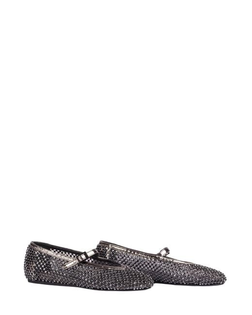 Le Silla Black Flat Shoes