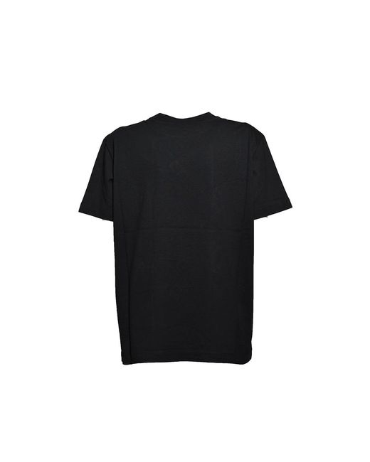 MSGM Black T Shirts And Polos