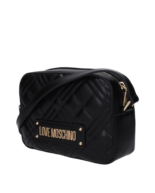 Love Moschino Black Crossbody Bags Polyurethane
