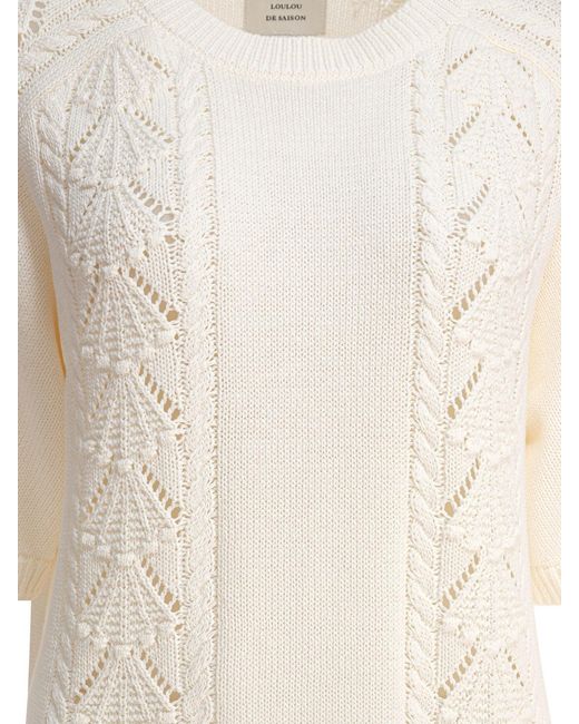 Loulou de Saison Natural Dresses White