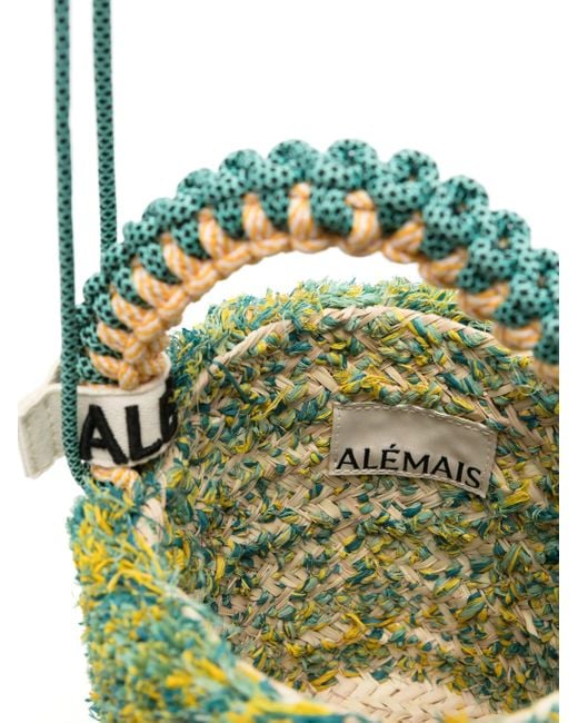 Emilio Fringe Macrame Basketball ALÉMAIS de color Green