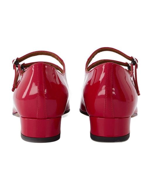 CAREL PARIS Red Ariana Babys in rotem Patentleder