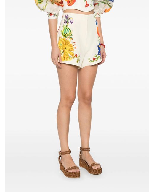 ALÉMAIS Multicolor Alemis Flores High Taille Shorted Shorted
