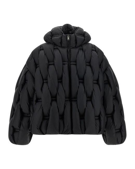 RAXXY Black 3D Down Jacket Puffer Jackets