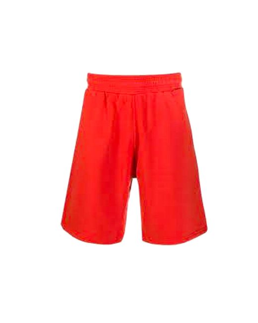 Givenchy Red Logo Track Shorts for men