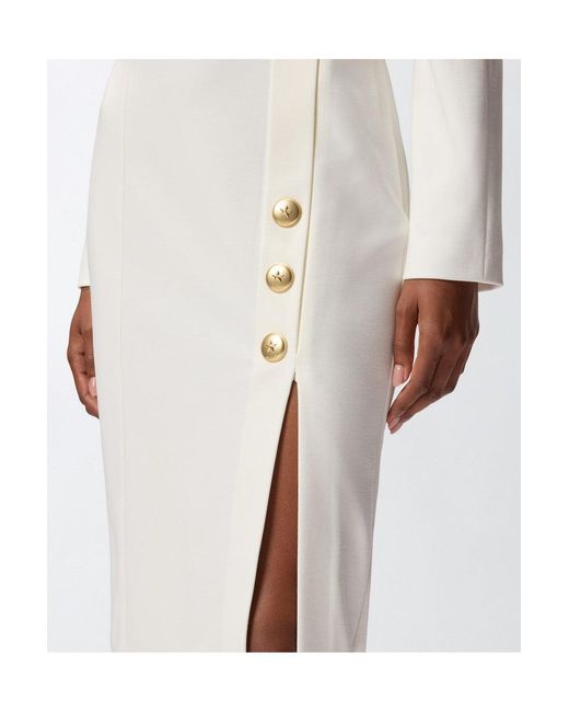 Rosa blanco Pinko de color White