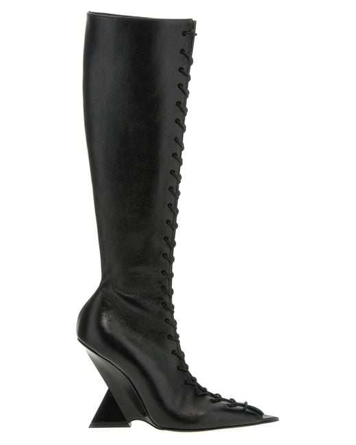 The Attico Black Morgan Boots, Ankle Boots