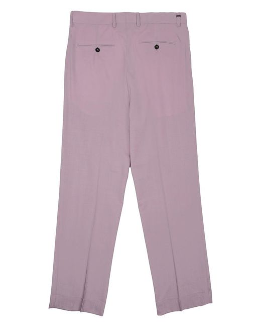 BE ABLE Purple Wide-Leg Trousers for men