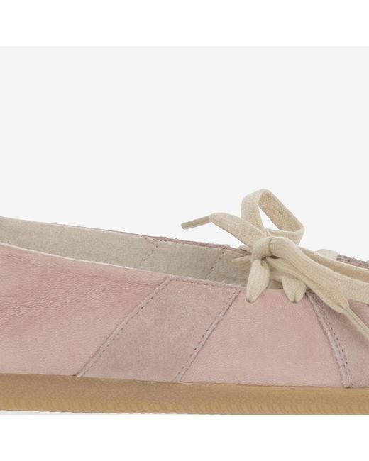 Maison Margiela Natural Ballerina Flats Replica Leather