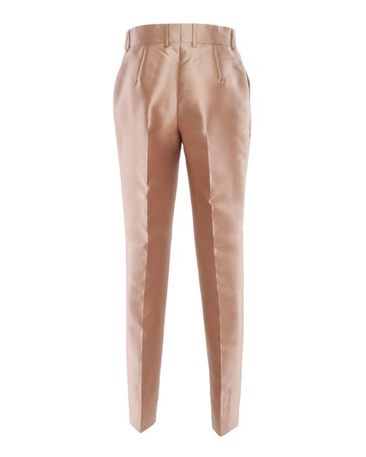 Alberta Ferretti Natural Pants