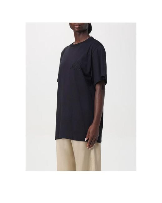 Max Mara Black Tshirt Short Sleeves