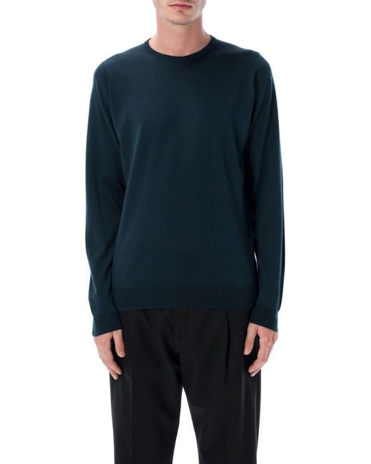 John Smedley Blue Sweaters for men