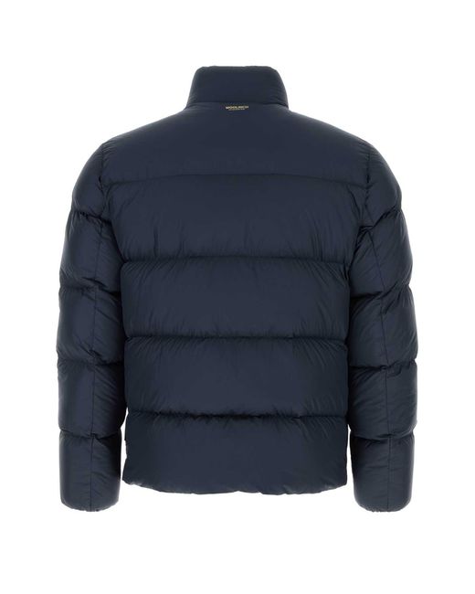 Woolrich Navy Blue Polyester Down Jacket