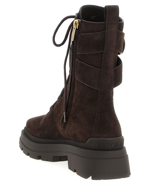 Jimmy Choo Black 'noemi' Kampfstiefel