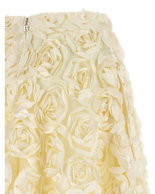 ROTATE BIRGER CHRISTENSEN Yellow 'Maxi Sun' Skirt