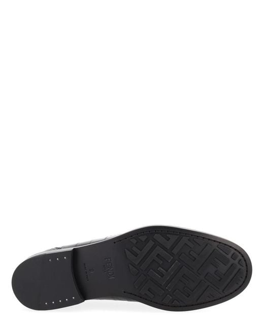 Fendi Gray Mocassino "Missina"