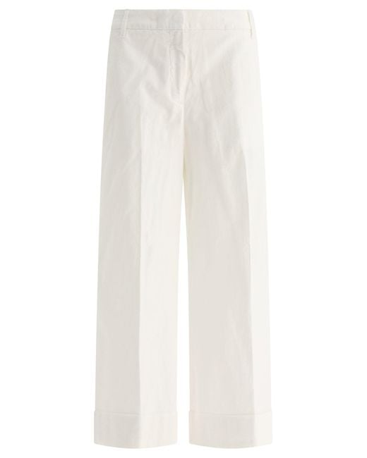Jacob Cohen White Selena Trousers