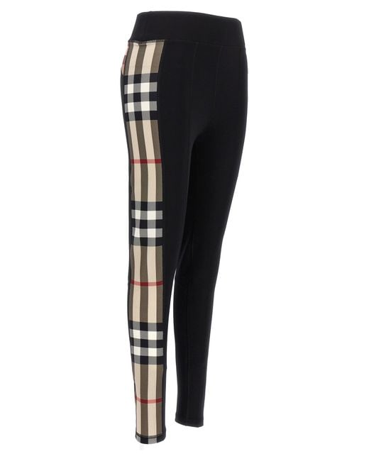 Burberry 'madden' leggings in het Black