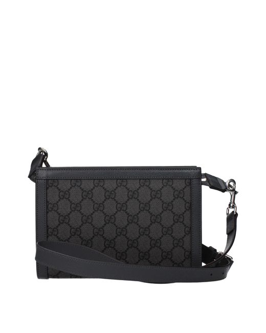 Gucci Black Ophidia Crossbody Bag Fabric