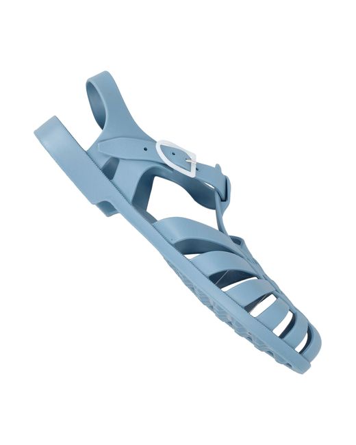 Méduse Blue Flat Shoes