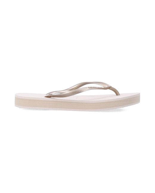 Havaianas White Flat Shoes
