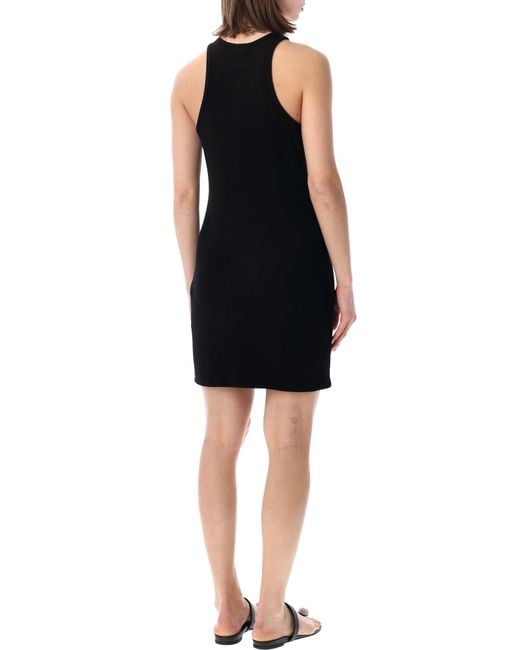 Anine Bing Black Cole Ribbed Mini Dress