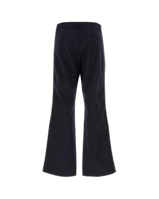 Wales Bonner Blue Midnight Cotton Pant for men