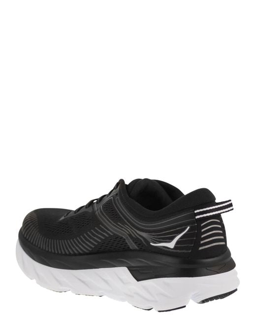 Hoka One One Black Bondi 7 Running Trainers for men