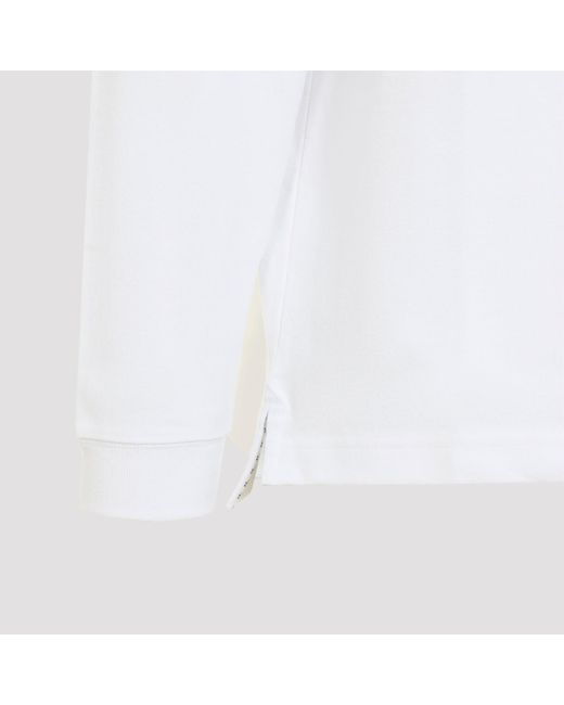 Acne Polosweatshirt in het White voor heren