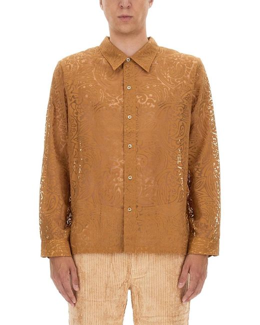 Séfr Brown Maui Shirt for men