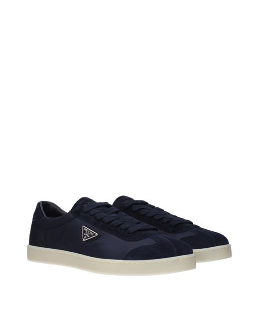 Prada Blue Sneakers/Dark Fabric for men