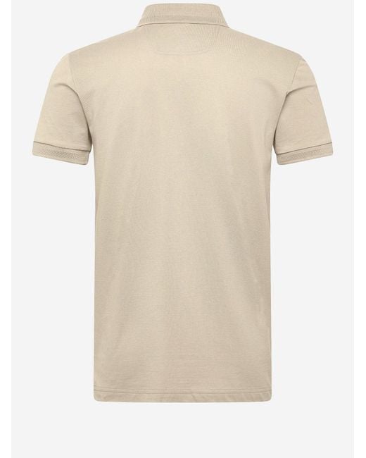 Boss Natural Cotton Polo Shirt With Logo for men
