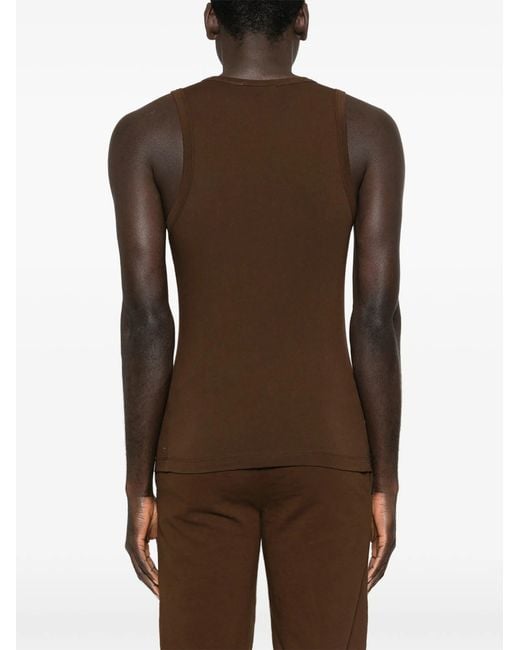 Entire studios Brown Sheer Tank